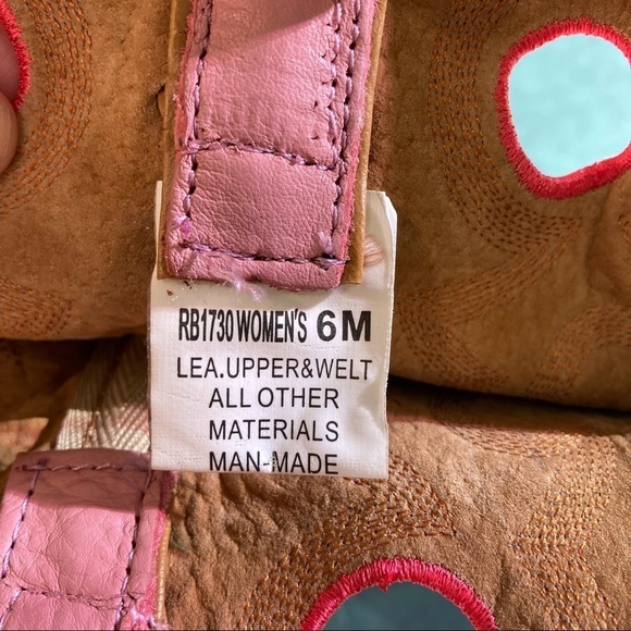 NWT Masterson sz 6 pink brown leather embroidered cowgirl boots - Picture 15 of 16